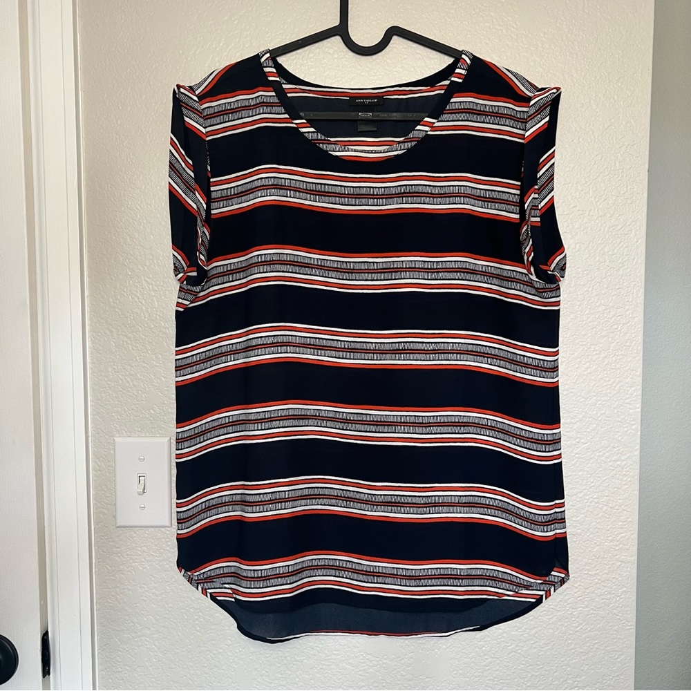 Ann Taylor • striped blouse